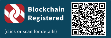 QrCode for Blockchain Registration Graphic