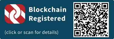 QrCode for Blockchain Registration Graphic