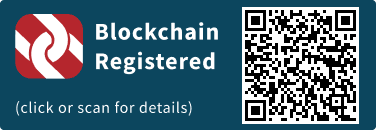 QrCode for Blockchain Registration Graphic