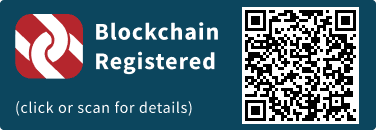 QrCode for Blockchain Registration Graphic