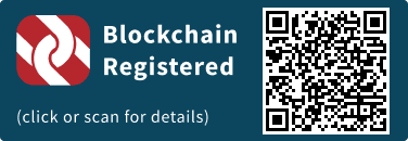 QrCode for Blockchain Registration Graphic