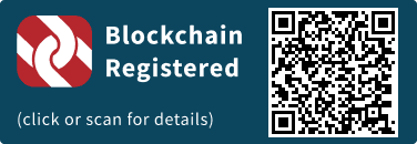 QrCode for Blockchain Registration Graphic