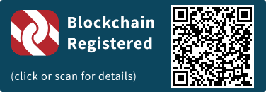 QrCode for Blockchain Registration Graphic