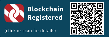 QrCode for Blockchain Registration Graphic