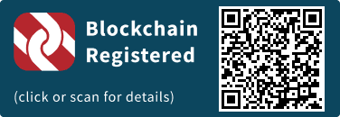 QrCode for Blockchain Registration Graphic