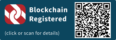 QrCode for Blockchain Registration Graphic