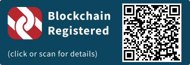 QrCode for Blockchain Registration Graphic