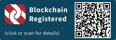 QrCode for Blockchain Registration Graphic