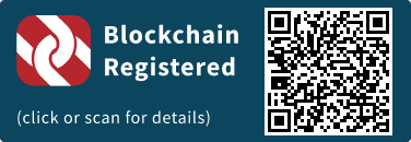QrCode for Blockchain Registration Graphic