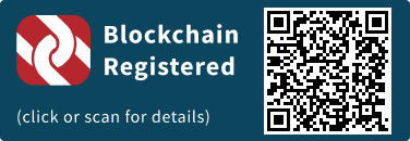 QrCode for Blockchain Registration Graphic