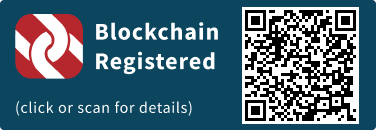 QrCode for Blockchain Registration Graphic
