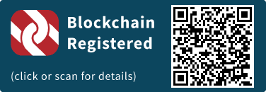 QrCode for Blockchain Registration Graphic