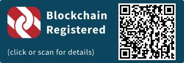 QrCode for Blockchain Registration Graphic