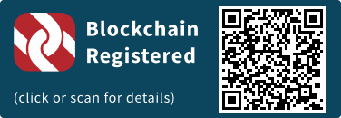 QrCode for Blockchain Registration Graphic