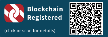 QrCode for Blockchain Registration Graphic