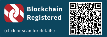 QrCode for Blockchain Registration Graphic