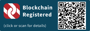 QrCode for Blockchain Registration Graphic