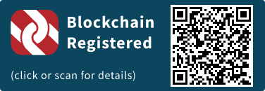 QrCode for Blockchain Registration Graphic