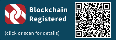 QrCode for Blockchain Registration Graphic