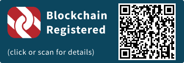 QrCode for Blockchain Registration Graphic