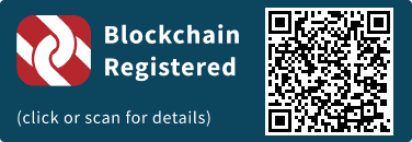 QrCode for Blockchain Registration Graphic