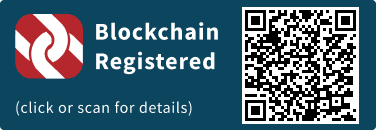 QrCode for Blockchain Registration Graphic