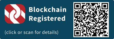 QrCode for Blockchain Registration Graphic