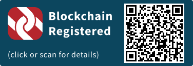 QrCode for Blockchain Registration Graphic
