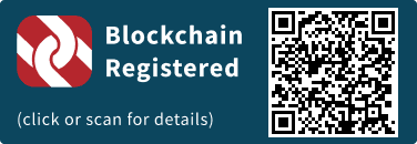 QrCode for Blockchain Registration Graphic