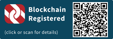 QrCode for Blockchain Registration Graphic