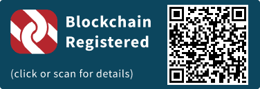 QrCode for Blockchain Registration Graphic