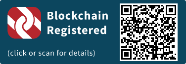 QrCode for Blockchain Registration Graphic