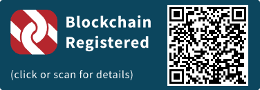 QrCode for Blockchain Registration Graphic