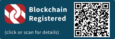 QrCode for Blockchain Registration Graphic