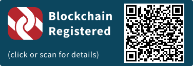 QrCode for Blockchain Registration Graphic