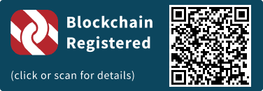 QrCode for Blockchain Registration Graphic