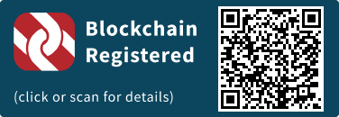 QrCode for Blockchain Registration Graphic