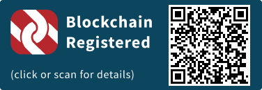 QrCode for Blockchain Registration Graphic