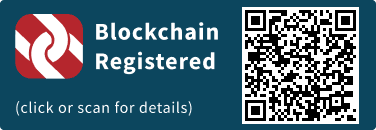 QrCode for Blockchain Registration Graphic