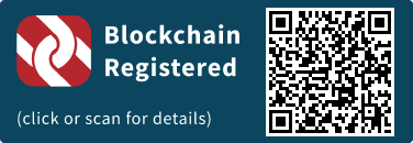 QrCode for Blockchain Registration Graphic