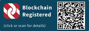 QrCode for Blockchain Registration Graphic