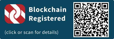 QrCode for Blockchain Registration Graphic