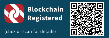 QrCode for Blockchain Registration Graphic
