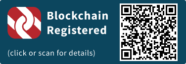 QrCode for Blockchain Registration Graphic