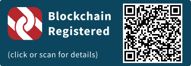 QrCode for Blockchain Registration Graphic