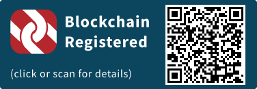 QrCode for Blockchain Registration Graphic