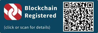 QrCode for Blockchain Registration Graphic