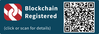 QrCode for Blockchain Registration Graphic