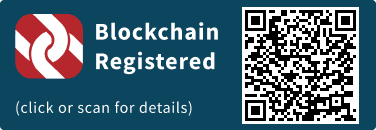 QrCode for Blockchain Registration Graphic
