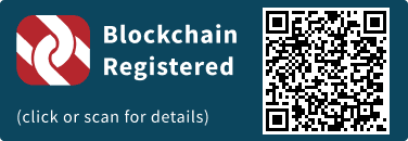QrCode for Blockchain Registration Graphic